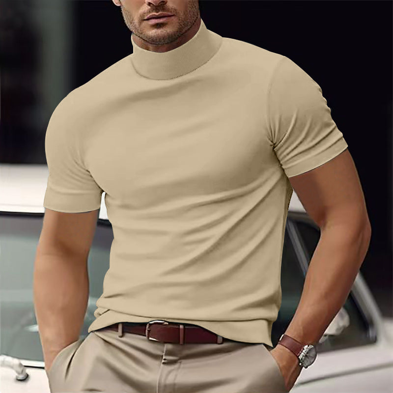 Casual T-shirt Tight Necked