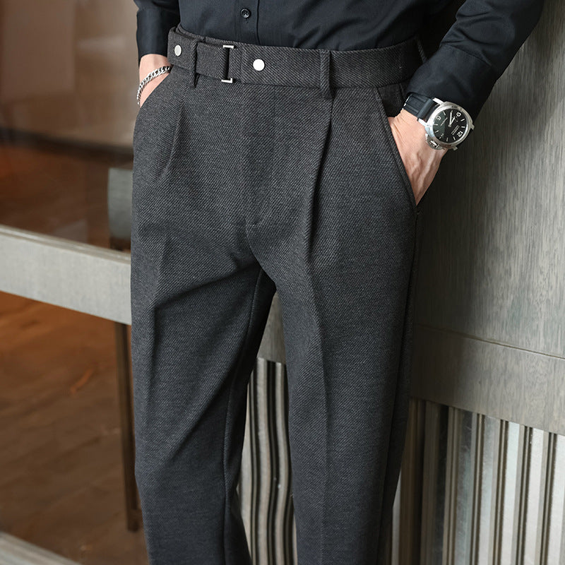 Suit Pants Men's Thickened Casual Suit Pants