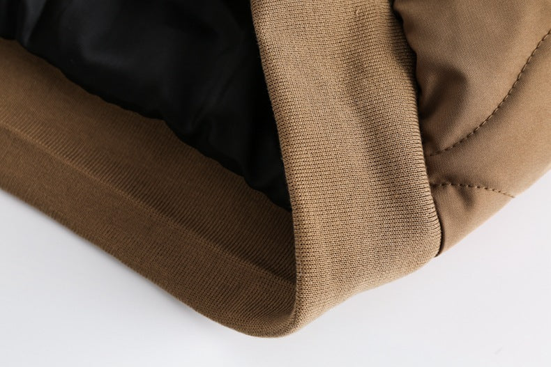 Loose Cardigan Coat Lapel Warm-keeping Cotton