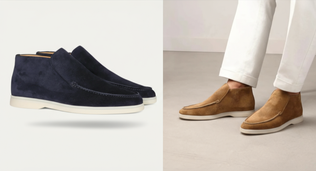High Ankle Loafers Premium Suede