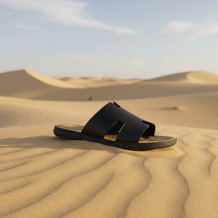 H-Letter Shaped Slippers Men Slippers